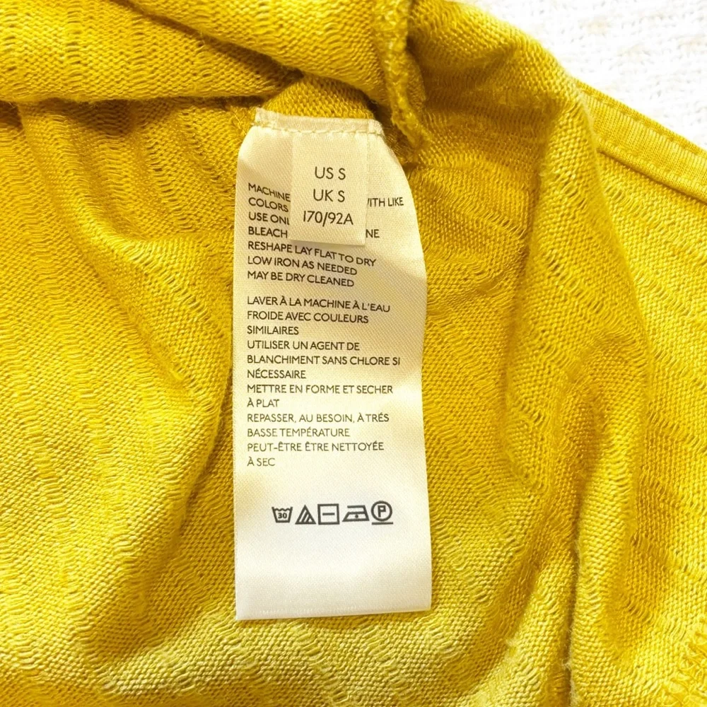 Anthropologie Maeve Vanna Cowl Neck Sweater in Marigold‎ size Small